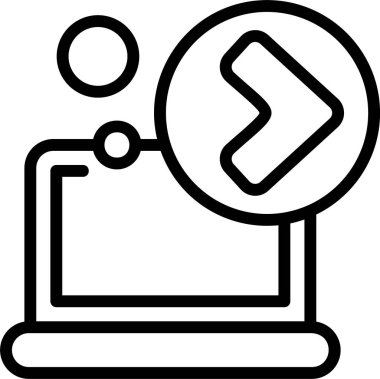 Web simgesi vektör illüstrasyonunu ileri al