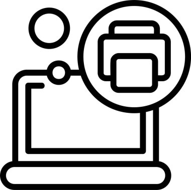 Web simgesi vektör resimlemesini yazdır