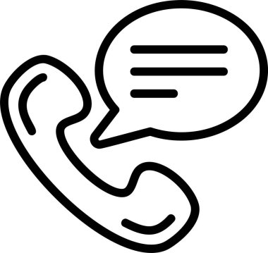 Canlı Sohbet web simgesi vektör illüstrasyonu