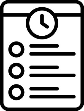 Geçmiş web simgesi vektör illüstrasyonunu sırala