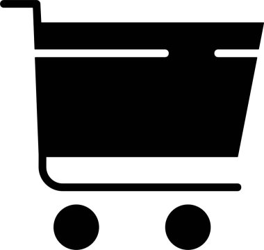 alışveriş sepeti simgesini işaret illüstrasyon vektör 