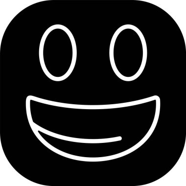 emoji yüz simgesinin vektör illüstrasyonu 