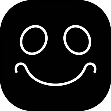 emoji yüz simgesinin vektör illüstrasyonu 