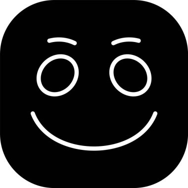 emoji yüz simgesinin vektör illüstrasyonu 