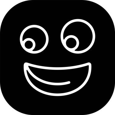 emoji yüz simgesinin vektör illüstrasyonu 