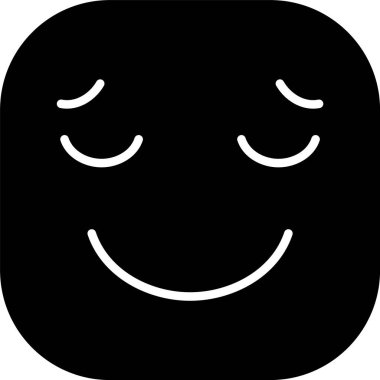 emoji yüz simgesinin vektör illüstrasyonu 