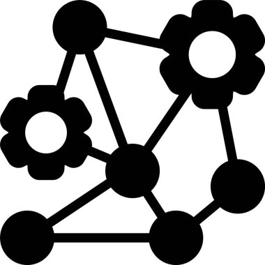 Deep Learning web simgesi vektör çizimi