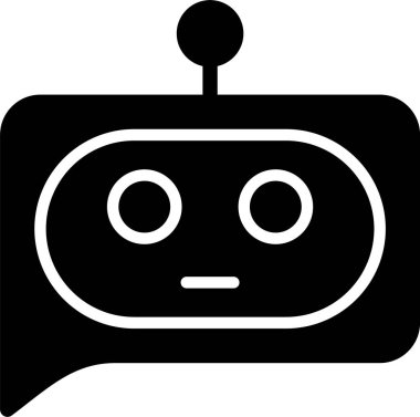 Sohbet, mesaj simgesi vektör illüstrasyonu