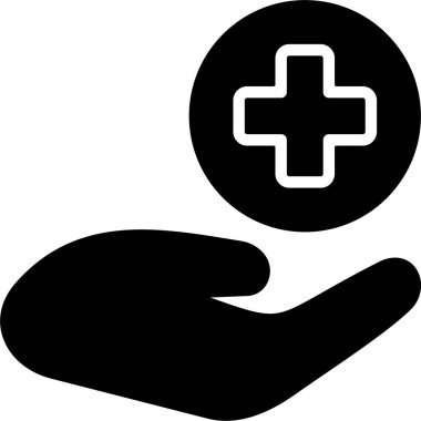  İhtiyacı olanlara yardım et Web simgesi vektör resimlemesi