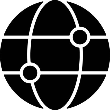 STK Ağ web simgesi vektör illüstrasyonu