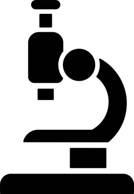 Mikroskop web simge vektör çizim