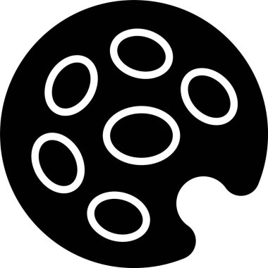 Art Palette web simgesi vektör çizimi