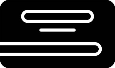 Kütüphane kartı web simgesi vektör illüstrasyonu