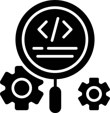 Teknik SEO web simgesi vektör illüstrasyonu