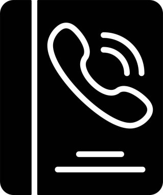 Telefon, çağrı simgesi, vektör illüstrasyonu 