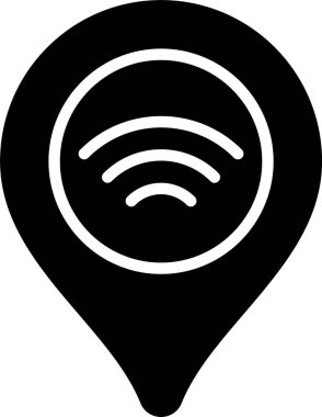 GPS web simgesi vektör illüstrasyonu