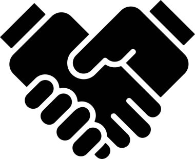 Eller Bir arada Web simgesi vektör illüstrasyonu