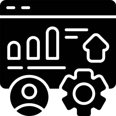 Trafik Kaynakları Web simgesi vektör illüstrasyonu