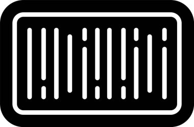 barkod web simgesi vektör illüstrasyonu