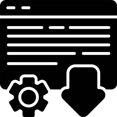 İniş Sayfası Tasarımı Web simgesi vektör illüstrasyonu