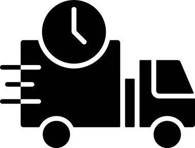 Hızlı Taşıma web simgesi vektör illüstrasyonu