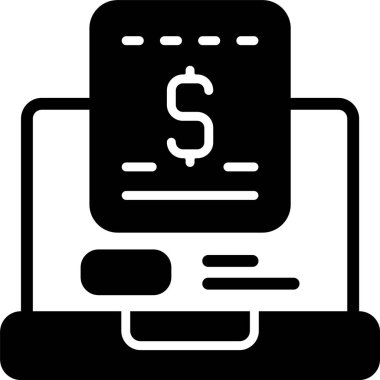 Ödeme. Web simgesi basit tasarım