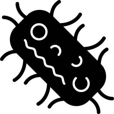 bakteri hastalığı simgesi ana hat biçiminde