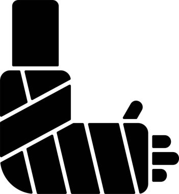 Sigara ikonu ve vektör illüstrasyonuyla el ele tutuşmak