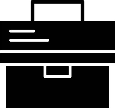 kutu teslim paketi simgesi ana hat biçiminde