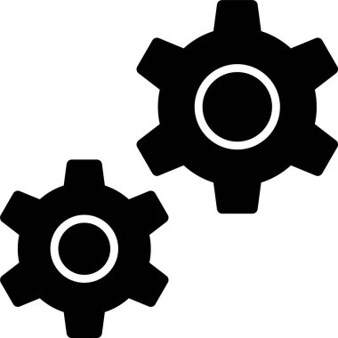 Teçhizat Web simgesi basit illüstrasyon