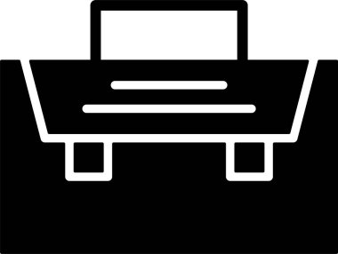 Alışveriş poşeti simgesinin vektör illüstrasyonu