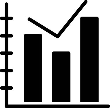 grafik ikonu vektör illüstrasyonu