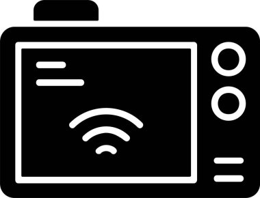 Akıllı Sağlık İzleyici simgesi vektör çizimi 