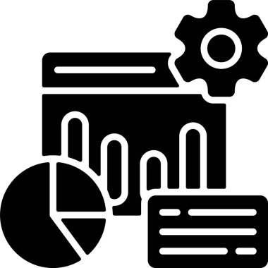 Veri Analytics vektör simgesi