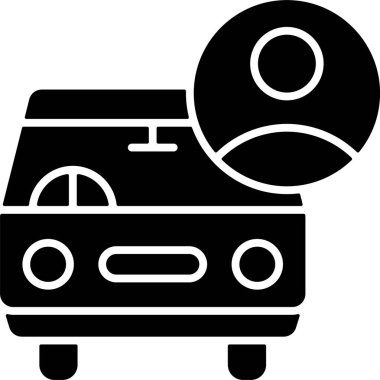 park simgesi işaret vektörü çizimi 