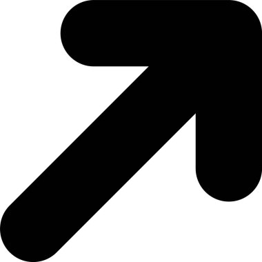 Yön ok ikonu vektör illüstrasyonu 