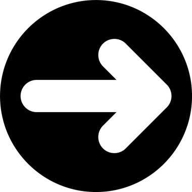 Yön ok ikonu vektör illüstrasyonu 