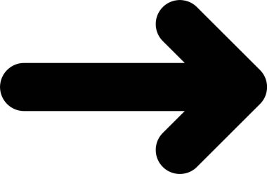 Yön ok ikonu vektör illüstrasyonu 