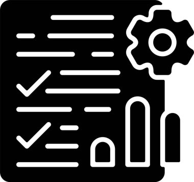 belge simgesi vektör illüstrasyonu