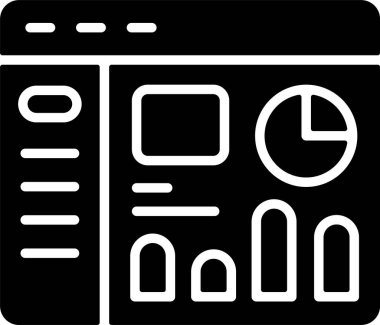 seo modern simgesinin vektör illüstrasyonu