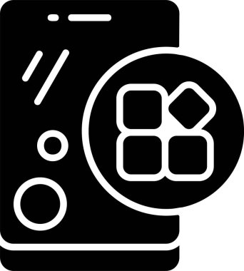 kamera simgesi vektör illüstrasyonu