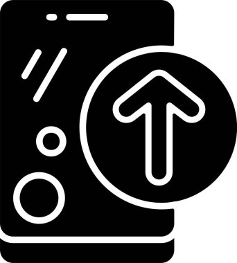 Bir kamera simgesinin vektör illüstrasyonu