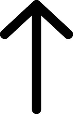 Yön ok ikonu vektör illüstrasyonu 