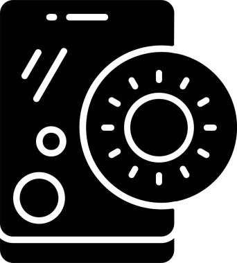 Kamera. Web simgesi basit tasarım