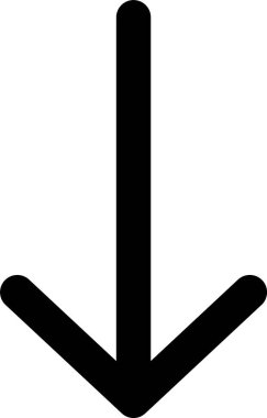 Yön ok ikonu vektör illüstrasyonu 