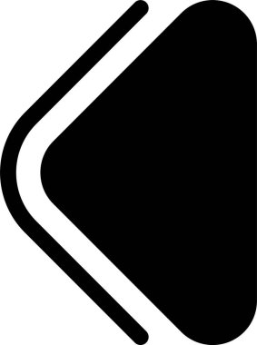 Yön ok ikonu vektör illüstrasyonu 