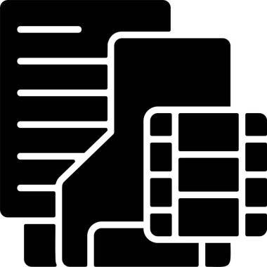 dizin simgesi, bilgisayar ögesi vektör illüstrasyonu