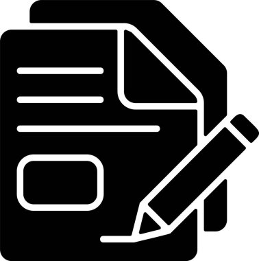 belge simgesi, vektör çizimi