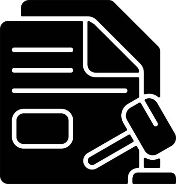 dosya belgesi simgesi, vektör illüstrasyonu