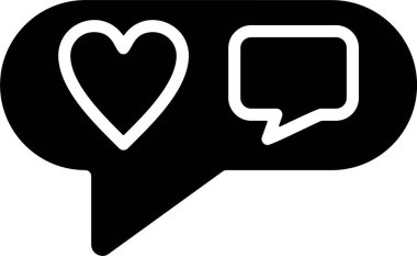 Sosyal Ortam web simgesi vektör illüstrasyonu